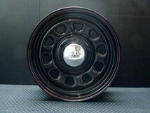 デイトナ 16インチ タイヤホイールセット 4本 TSW DAYTONA ブラック 16X7J+35 6穴139.7 GOODYEAR ナスカー 215/65R16C ハイエース200系_画像3