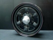 特価 TSW STAR ブラック 16X7J+35 6穴139.7 ホイール4本セット (200系ハイエース/100系ハイエース)_画像4