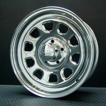 TSW DAYTONA クローム 16X7J+35 5穴114.3 TOYO H30 215/65R16C　ハイエース100系や152系ハイラックスなどに！_画像3