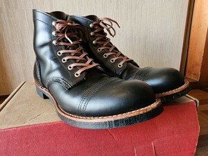 RED WING 08080 アイアンレンジャー 黒 中古美品 箱付き 正規店購入 9D 27cm 廃盤品 レッドウイング ベックマン プレーントゥ