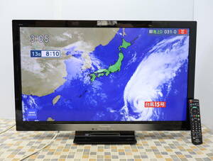 ♪37V型 内蔵HDD500GB BD再生確認済み｜ブルーレイ搭載 液晶カラーテレビ｜Panasonic パナソニック TH-L37RB3 ｜ 2011年製 ■O3767