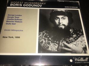 廃盤 ミトロプーロス ムソルグスキー ボリス・ゴドゥノフ ロンドン ゴドノフ メトロポリタン歌劇場 Mussorgsky Boris Godunov Mitropoulos