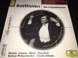 アバド ベートーヴェン 交響曲 全集 ベルリン・フィル ライヴ ローマ 1第9番 合唱 英雄 運命 リマスター Beethoven Complete Symph Abbado