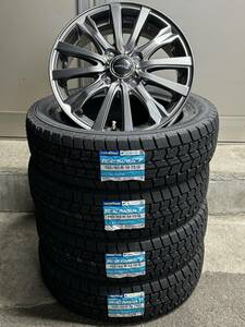 【送料無料!】グッドイヤー ICE NAVI7 155/65R14 23年製 シビラW5 14インチ 4.5J+45 PCD100 4穴 新品！アルミセット 軽自動車等