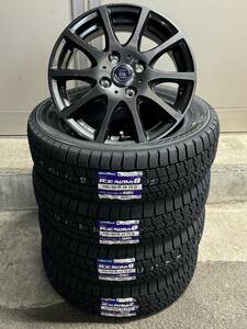 【送料無料!】グッドイヤー ICE NAVI8 155/65R14 23年製 TIRADO ETA 14インチ 4.5J+45 PCD100 4穴 新品！アルミセット 軽自動車等