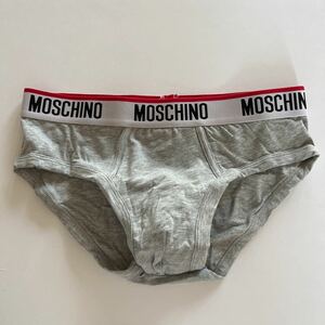 MOSCHINO モスキーノ　メンズビキニ　M(S) メンズブリーフ　白ブリーフ　ホワイト　メンズインナーウエア　男性インナー　男性下着