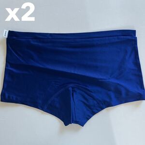 【訳あり品】【サンプル品】gowear メンズローライズボクサー　SM ブルー　2枚組　メンズインナーウエア　男性インナー　男性下着