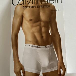 Calvin klein カルバンクライン　メンズボクサー　S(XS) ホワイト　ボクサーパンツ　白ボクサー　メンズインナー　男性下着　筋肉男子