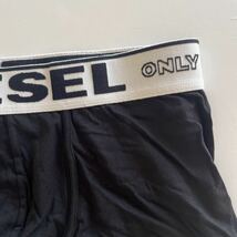 DIESEL ディーゼル　メンズボクサー　SM ブラック　黒　コットンモダール　ボクサーパンツ メンズインナーウエア　男性インナー　男性下着_画像2