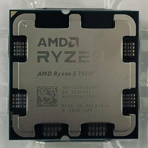 【新品バルク品】AMD Ryzen 5 7500F 内蔵GPU無 AM5