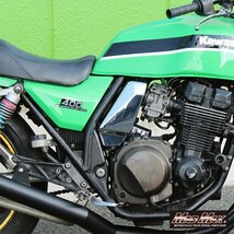 MADMAX バイク用品 KAWASAKI カワサキ ZRX400/ZRX400-2用 純正タイプ エアクリーナーカバー メッキ/カスタム サイドカバー【送料800円】_画像3