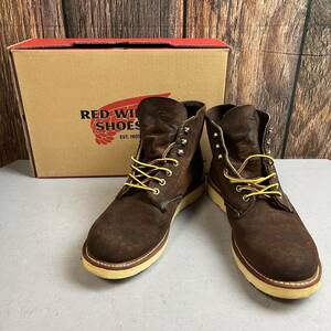 1円 REDWING 8164 ジャワ ミュールスキナー 27cm US9D レッドウィング スエード ブラウン 