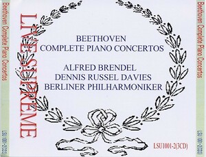 （P)ブレンデル：ベートーヴェン・ピアノ協奏曲全集83年9月芸術週間、ライヴ。
