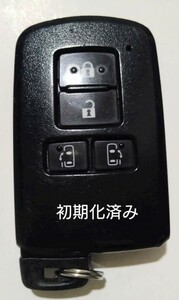 初期化済トヨタ純正 スマートキー4ボタンノア ヴォクシー 基盤番号281451-2150 001-A00733 14FAC-01 新品電池サービス ②