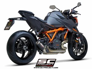 【国内在庫】SC-PROJECT SCプロジェクト チタン CR-T スリップオンサイレンサー KTM 1290 SUPER DUKE R '21-23 スーパーデューク マフラー