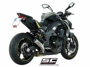 【国内在庫】SC-PROJECT SCプロジェクト ダブル CR-T スリップオンサイレンサー KAWASAKI カワサキ Z1000 '17-19 (純正キャタライザー対応)