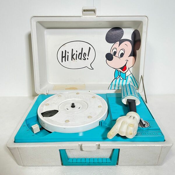 Disney vintage ミッキーマウス レコードプレーヤー ジャンク ヴィンテージ コレクション インテリア