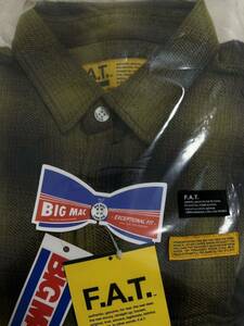 完売 XXL FAT BIG MAC JUMBO ネルシャツ オンブレ エフエーティー シャドー チェック ビッグマック Neighborhood Cootie Challenger F.A.T.