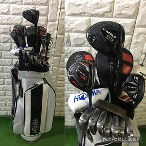 超豪華☆ホンマ HONMA TOUR WORLD GS 757等 男性用ゴルフクラブ ホンマセット 2023年 ホンマ製 新品キャディバッグ付