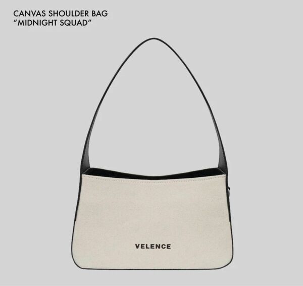 VELENCE Canvas Shoulder Bag 'Midnight Squad'