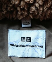 未使用UNIQLO ｘ White Mountaineeringボア フリース L ジャケット カーキ茶ブラウン LLプルオーバーadidasメンズY-3ECWCS GEN3 Level3XL_画像2