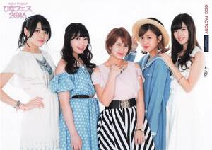 ℃-ute 集合A4サイズ生写真　Hello! Project ひなフェス 2016　矢島舞美／中島早貴／鈴木愛理／岡井千聖／萩原舞