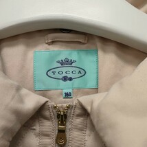 TOCCA☆トッカ レディース&ガールズ ロングダウンコート 薄ピンク 160cmサイズ 細身 超かわいい注意 a-1081_画像3