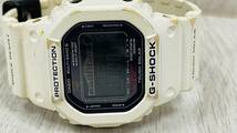 1円～ CASIO G-SHOCK GWX-5600C-7DR ホワイト タフソーラー 電波 ジーライド メンズ 腕時計 多機能 稼働品 _画像2