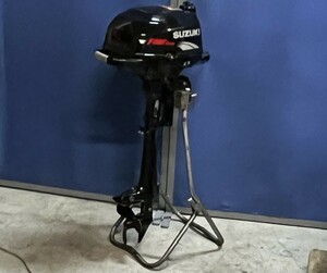 完動品 SUZUKI スズキ 小型船舶用 船外機 DF2 FOUR STROKE 2馬力 スタンド付