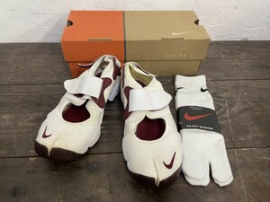 未使用保管品 NIKE ナイキ AIR RIFT B 27cm エアリフト 609044-161 ホワイト スニーカー 靴 ソックス 靴下