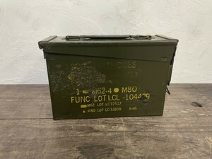 弾薬箱 M62-4 M80 FUNC LOTLCL-104439 鉄製 M80 CARTOMS M13 ミリタリー