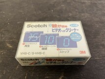 【 新品 未開封品 】 スコッチ 絵が出るビデオヘッドクリーナー 8mm 3M Scotch P6-3S Video8 TC-3S 6個まとめ_画像5