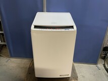 HITACHI 日立 BW-DV80E 2019年製 スリムボディ AIお洗濯 縦型 洗濯機 ビートウォッシュ 洗濯8kg 乾燥4kg シャンパン_画像1