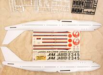 ○１円売切！ビックサイズ！日航ジャンボBOEING747 1/100(NITTO KAGAKU)ジャンク扱い未組立品→ベテランにはお宝かも　　格安出品！！_画像6