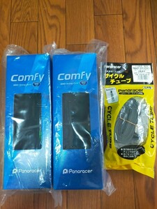 ★送料無料！　パナレーサー Panaracer Comfy F728-CMF-B(2本)、仏式バルブチューブ 0TW700-28F-NP(1本)の3点セット