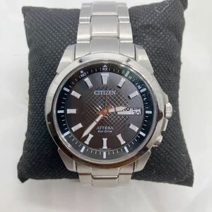 C60 CITIZEN(シチズン) 腕時計 ATTESA(アテッサ) H100-T014844 メンズ エコドライブ ジャンク　11c