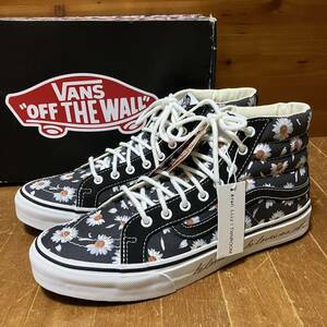 未使用 VANS バンズ SK8-Hi Slim 6.5インチ 24.5cm VN-0QG3B6X 2014年 バレンタインモデル フラワープリント 花柄 デイジー スニーカー 