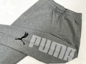 新品■PUMA プーマ メンズ スウェットパンツ L グレー ロゴ ズボン 