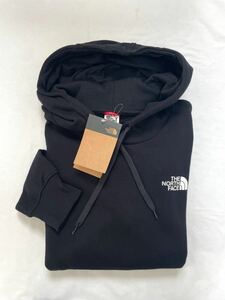 THE NORTH FACE ノースフェイス メンズ ロゴ パーカー S 黒 ブラック ロゴ