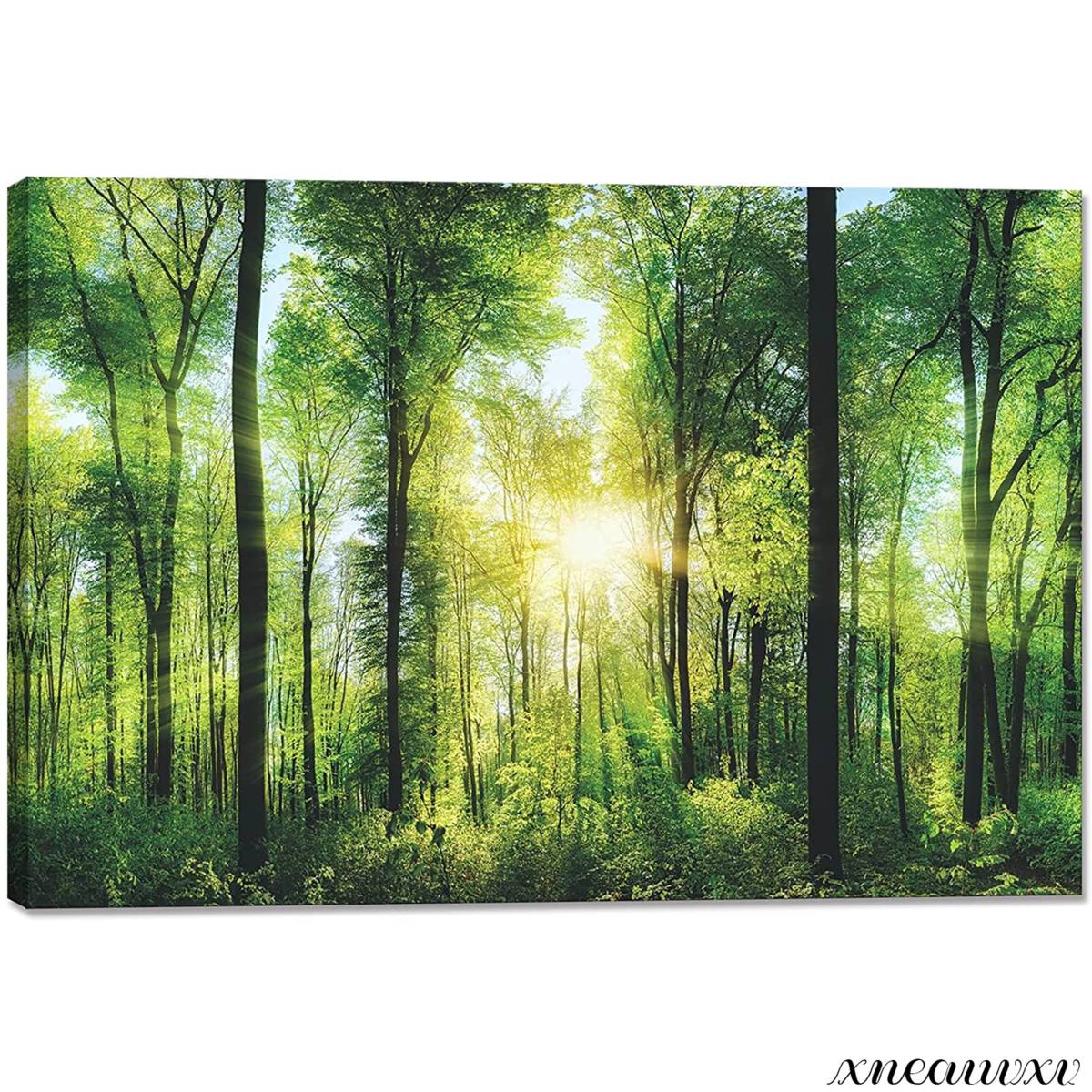 Elegante panel de arte bosque paisaje pintura interior pared colgante habitación decoración pintura decorativa Feng Shui buena suerte lienzo pintura arte tablero regalo, obra de arte, cuadro, otros