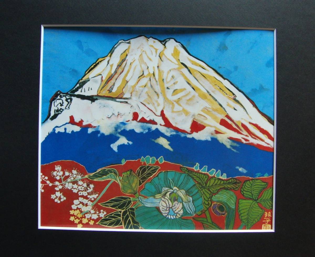 Tamako Kataoka, [Fuji en Feliz Gotemba], Formato largo, Libro de arte súper raro/pintura enmarcada, Buen estado, Kataoka Tamako, Montaña Fuji, origen auspicioso, fuji, envío gratis, cuadro, pintura al óleo, Naturaleza, Pintura de paisaje