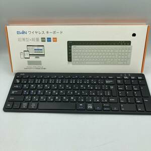 【通電確認済】Ewin Bluetooth 超軽量 薄型　キーボードios android Windows mac対応/Y12177-P2