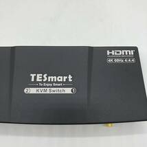 【未検品】TESmart KVMスイッチ 2入力1出力 HDMI KVM切替器 2ポート /Y12311-B2_画像2