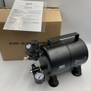 【未検品】PROFIX AIR-SYSTEMS エアブラシ用エアータンク T-25 2.5L コンプレッサー 補助タンク レギュレーター メーター/Y12851-O2