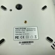 【通電確認済】NICPOW ホームプロジェクター RD850 LEDライト スクリーン付/Y12881-W2_画像9