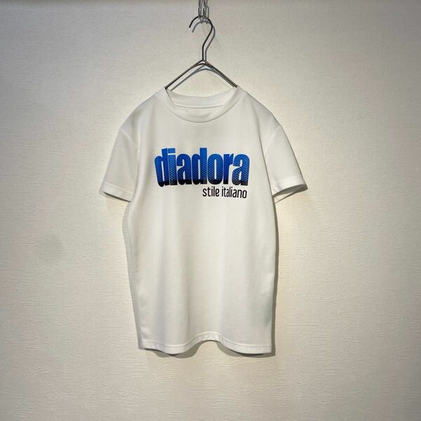 【DIADORA】 Tシャツ 白 レディースM