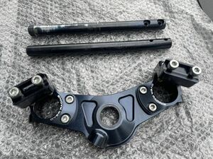 ●Ninja400 ニンジャ 2014-17 OVER RACING オーバーレーシング トップブリッジ ステアリングステム 倉庫整理品BT1-8