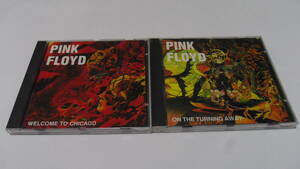 ◆コレクターズCD pink floyd ピンクフロイド 2枚 welcome to chicago/ on the turning away ドイツ版