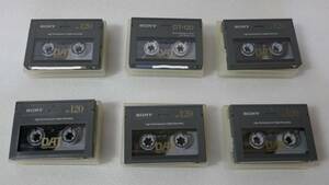 〇　DAT　SONY　 Digital Audio Tape DT-120　6本　録音済中古品　　その13　〇