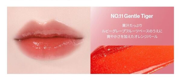 unleashia Non-Sticky Dazzle Tint ノンスティッキーダズルティント11 gentle tiger 